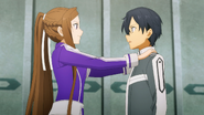 Sortiliena reminding Kirito of his promise.