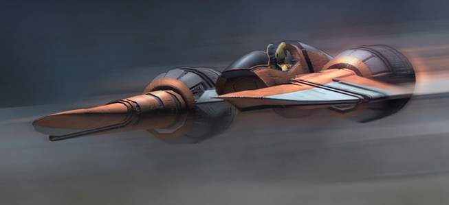 その他 NEU-RON SPEEDER Flitknot Speeder Bike With Count Dooku Star Wars MOC
