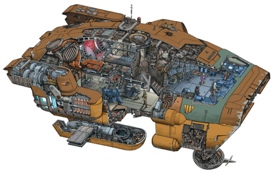 space ship cross sections