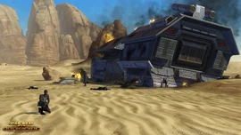 Imperial crash op Tatooine