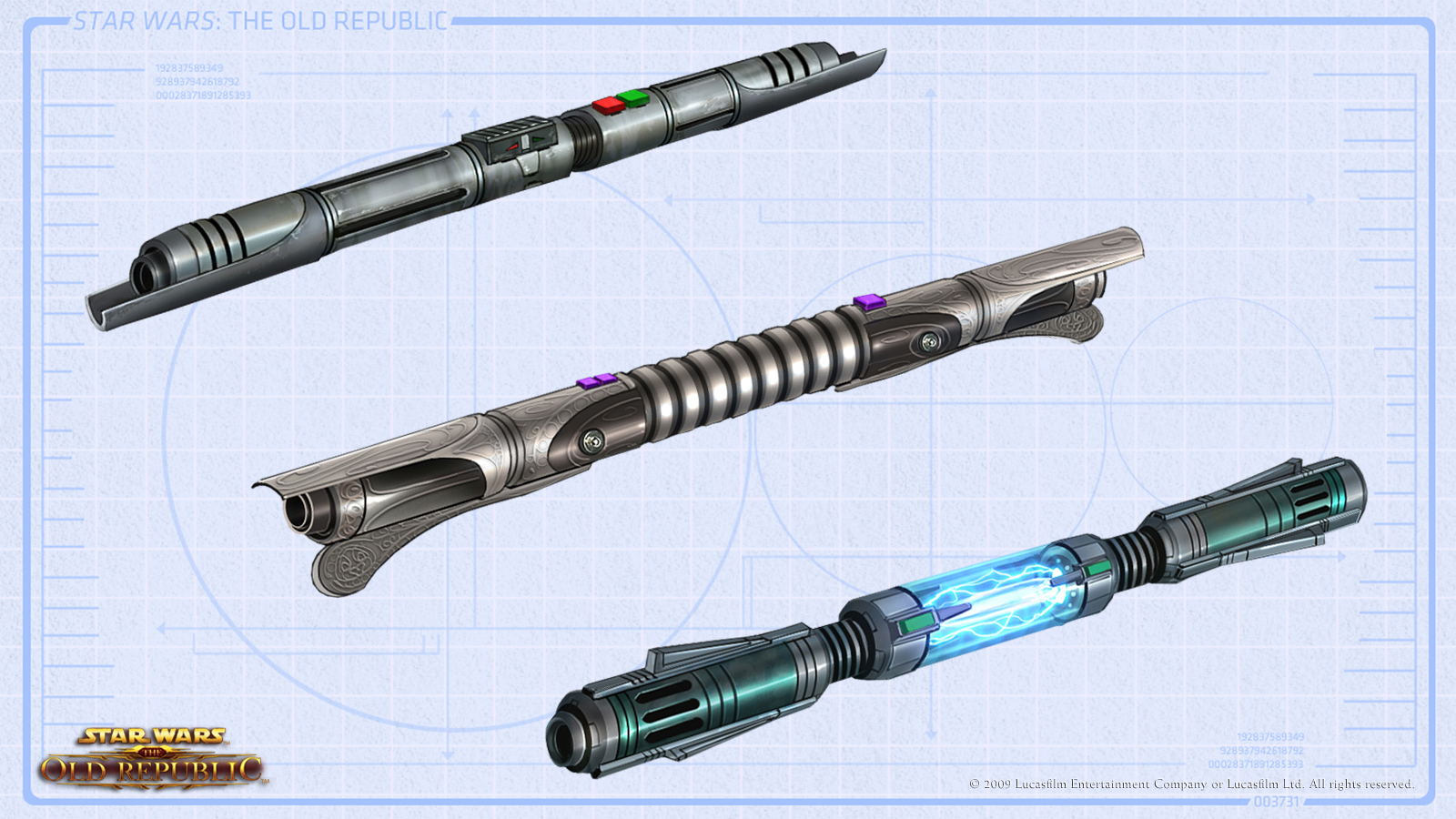 star wars knights of the old republic lightsabers