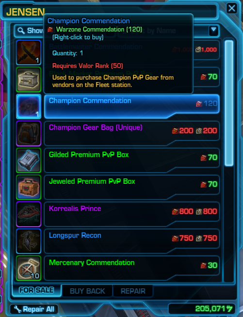 swtor 5.1 new pvp vendor swtor 5.1 new pvp vendor