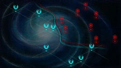 The territory of the  and the Sith Empire during the .
