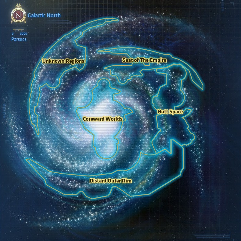 Galaxy Map Star Wars The Old Republic Wiki Fandom 