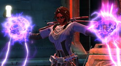Sith Inquisitor met force lightning