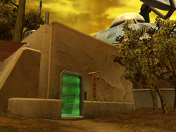 Entrance to Vexx's Safe House