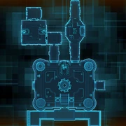 Nexus Room Cantina level 1 map