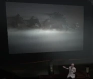 Professor Pons during his lecture.