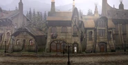 Bakery and houses