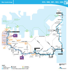 Bus 333 Route Map Route 333 | Sydney Buses Wiki | Fandom