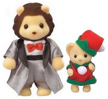 Sylvanian families lion piano top