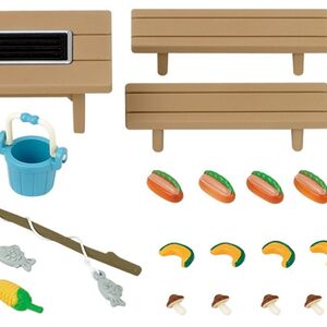sylvanian families bbq set