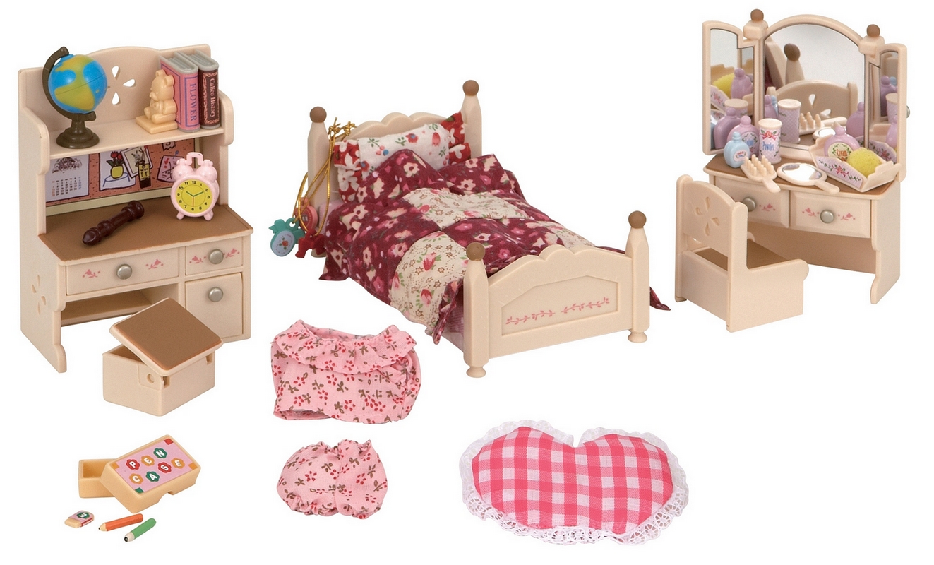 sylvanian families master bedroom set