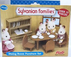sylvanian families dining room set