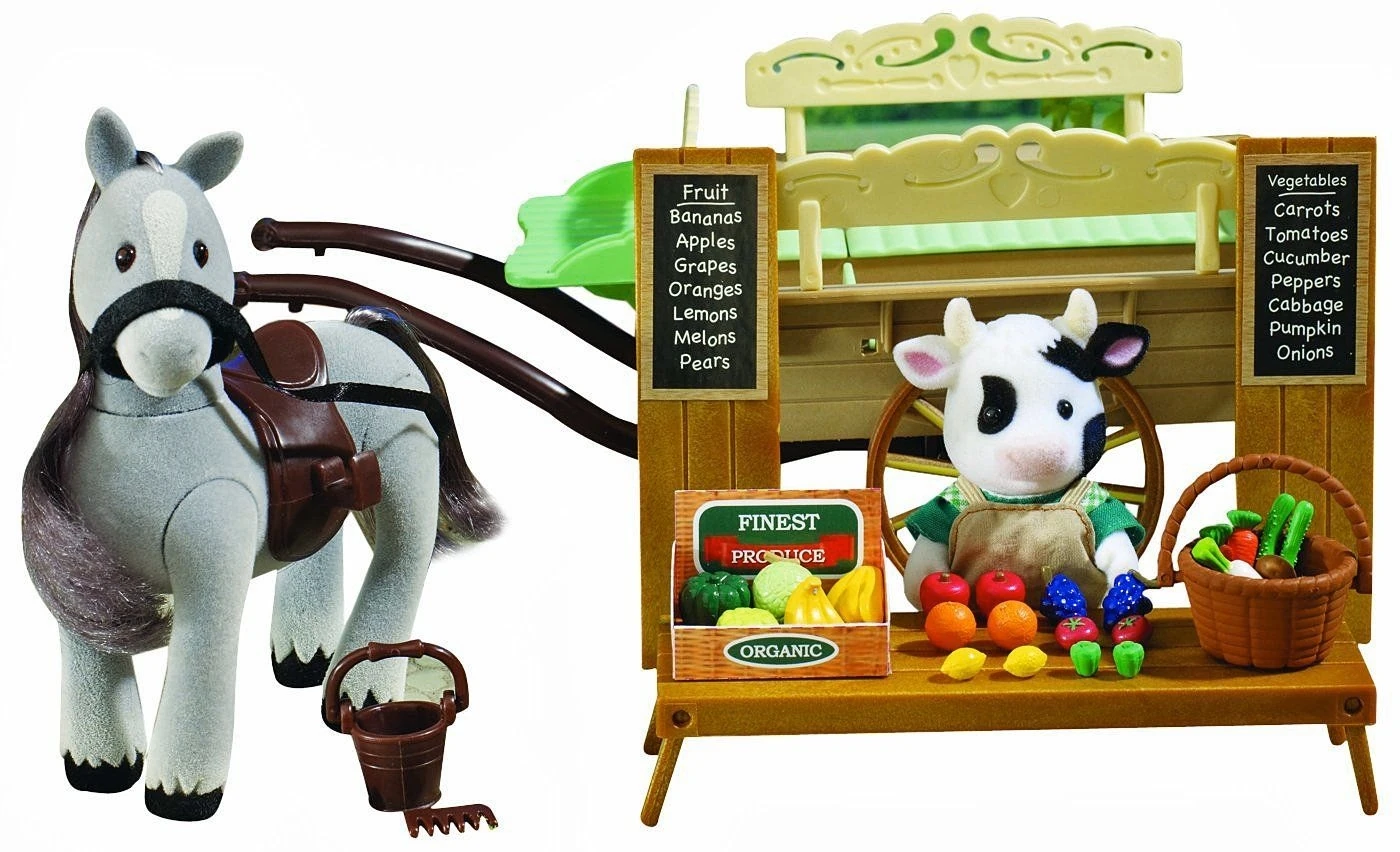 Farm Horse \u0026 Cart | Sylvanian Families 
