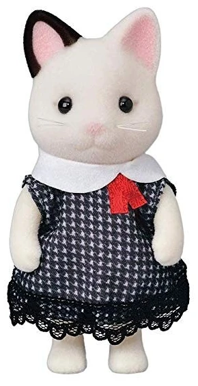 sylvanian tuxedo cat