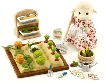 Sylvanian families vegetable garden set store