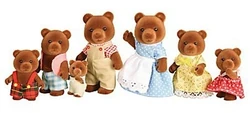 Celebrations Brown Bear Family dolls