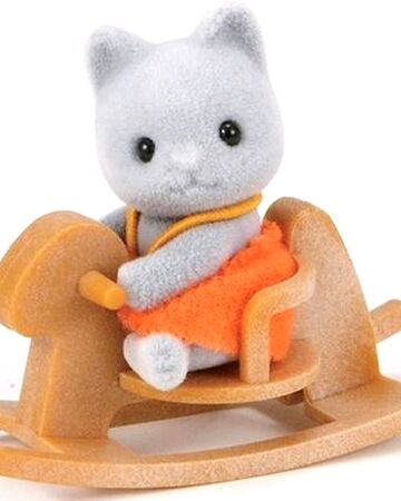 cat rocking horse
