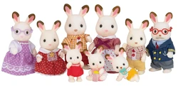 Chocolate Rabbit Family dolls