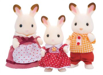 Chocolate rabbit family 2025