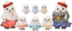 Fairy Snow Bird Family dolls