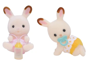 sylvanian families twin pram