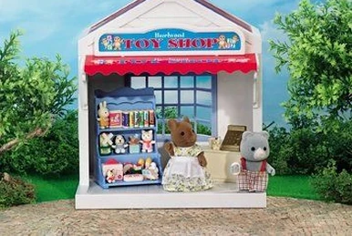 シルバニア　ベティズ　トイボックス　　 Betty\"s Toy Box Sylvanian Families Calico Critters Betty's Toy Box - Etsy