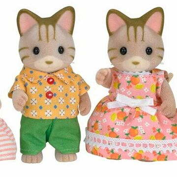 Striped Cat Family Sylvanian Families Wiki Fandom