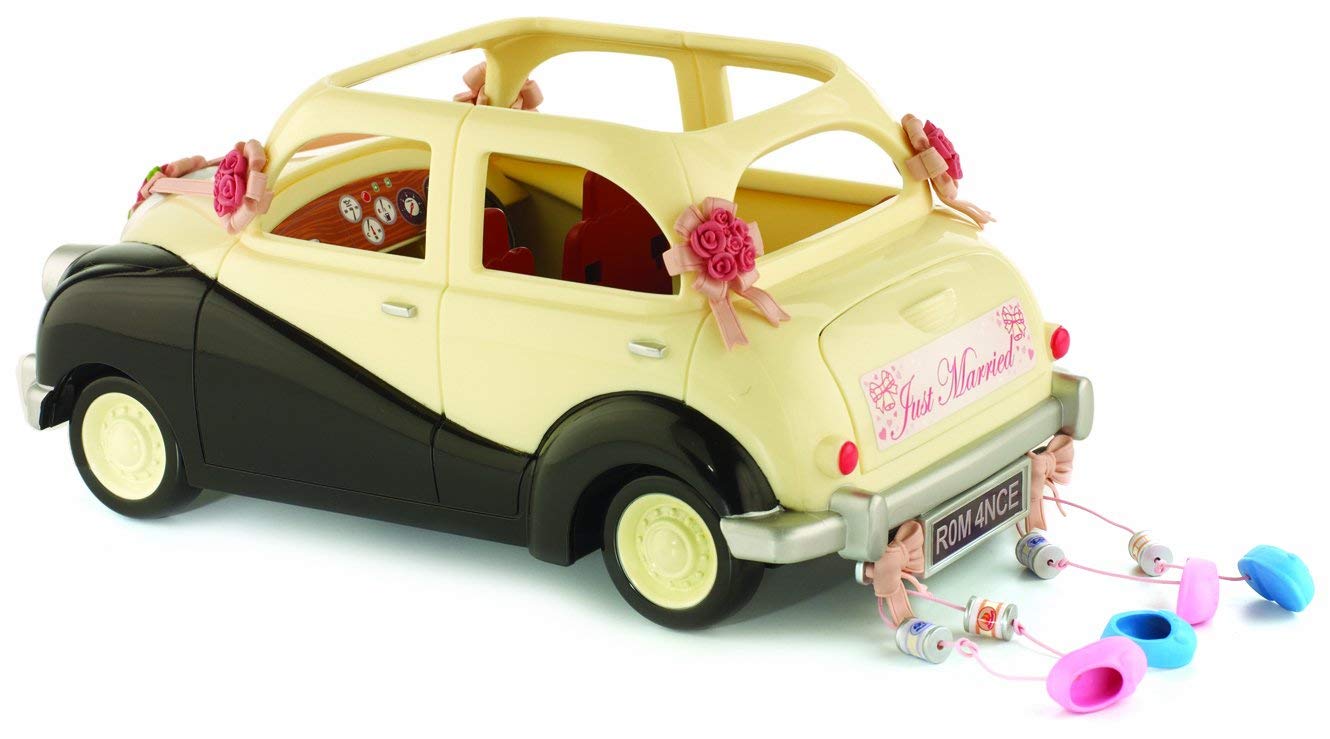 Sylvanian Families SPARES Wedding Car Pink Bow Ribbon Critters Decoration B2 