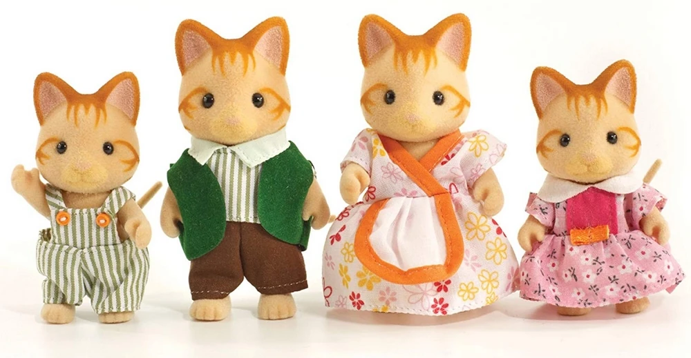 sylvanian cat family