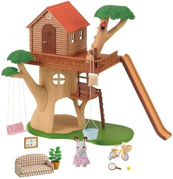 Sylvanian families treehouse and log cabin sales