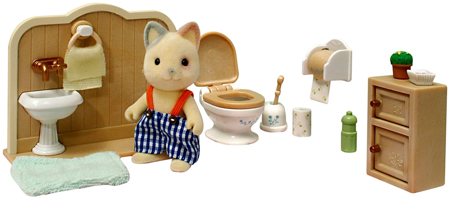 sylvanian families toilet