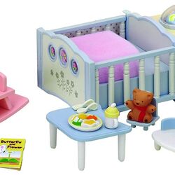 Sylvanian baby nursery set on sale