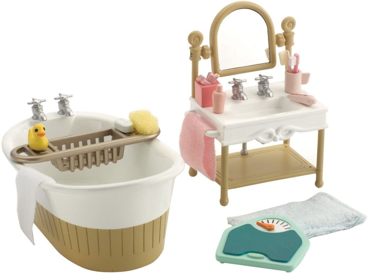 Sylvanian families hot sale bathroom furniture set