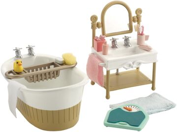 Sylvanian families small bathroom set clearance