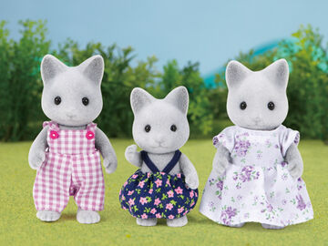 Sylvanian families grey cat deals