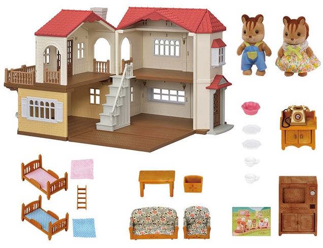 Sylvanian red deals roof country home