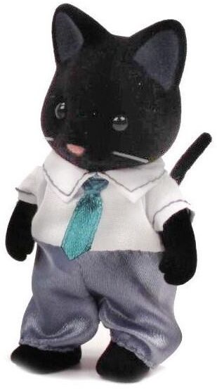 sylvanian families tuxedo cat family