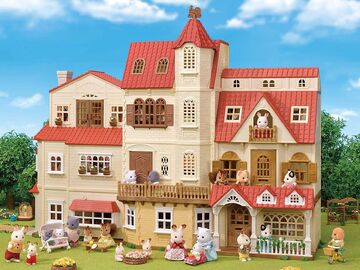Sylvanian families red roof country home sales