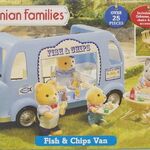 sylvanian families fish and chip van