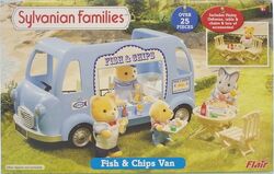 Sylvanian families fish and chip van new arrivals