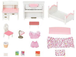 シモンズグランドセール Families Sylvanian | (5032) Set Bedroom Girl's Wiki Fandom | きせかえ人形・ハウス