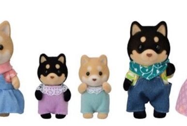 Sylvanian families cheap corgi family