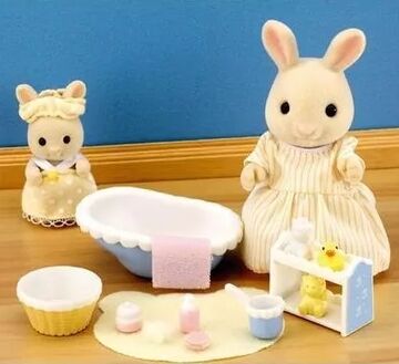 Sylvanian families baby bath time sales