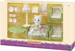 Sylvanian Families Flowery Furnishings Set - Made with Liberty