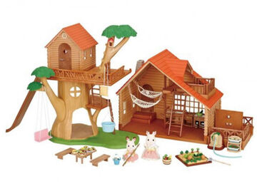 Sylvanian families cabin log sales