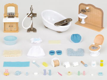 Sylvanian families bath & shower set sales