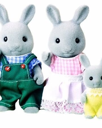 sylvanian families cottontail rabbit family