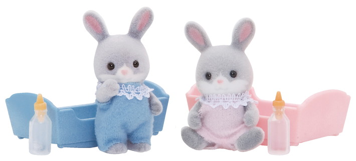 Cottontail Rabbit Twins Cottontail Rabbit Twins